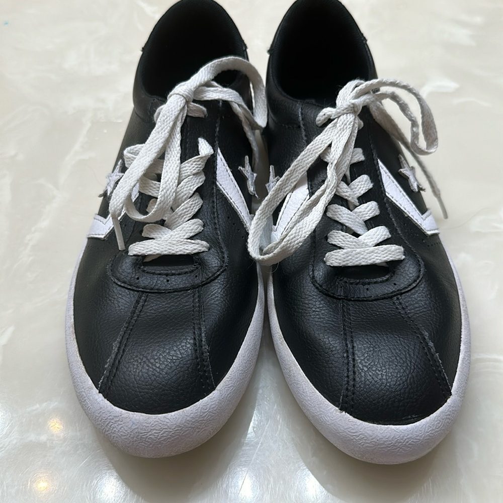 Converse Breakpoint Black Ox Leather Sneakers Mens 6 Womens 8